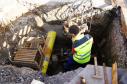 Die Arbeiten in Lauffen